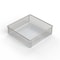 Anysizebasket Light Duty Basket: 10Lx10Wx3H, 304 SS, No Handles, Mesh: 2 x .063 FLB-100100030-N02S - alternate 1